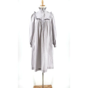 Laura Ashley Cotton Prairie Dress Midi Length Vintage Size 8 = 4-6 ish